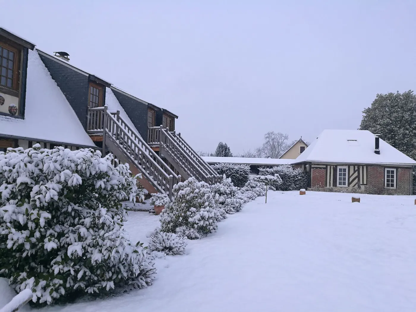 La maison sous la neige