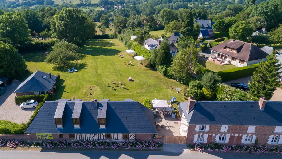 La propriété vue du ciel