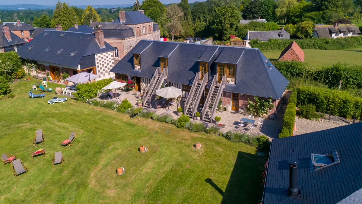 La maison vue du ciel